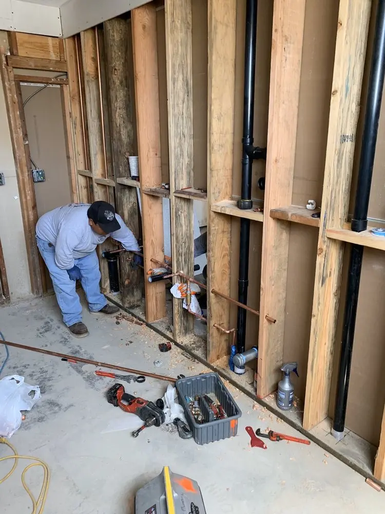 Commercial rough-in plumbing for Water Heater Replacement in Northampton Forest